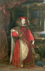 El rey Carlos II de España (1661-1700) con las vestiduras de la Orden del Toisón de Oro